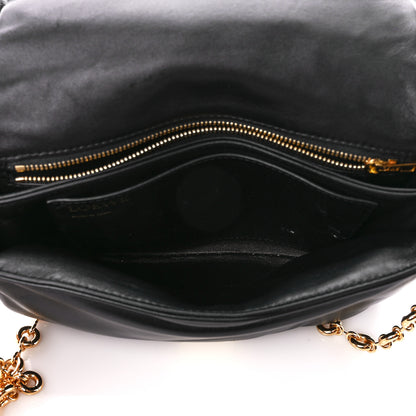 Loewe Lambskin Small Goya Puffer Bag Black 5 of 11