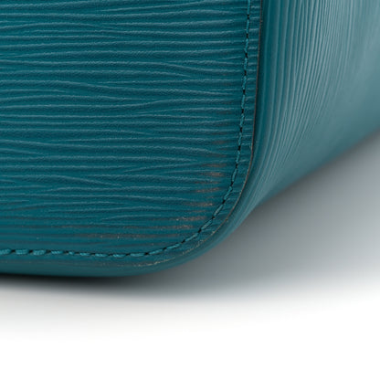 Louis Vuitton Epi Neverfull MM Cyan 11 of 12