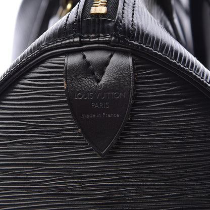 Louis Vuitton Epi Speedy 30 Black 7 of 11
