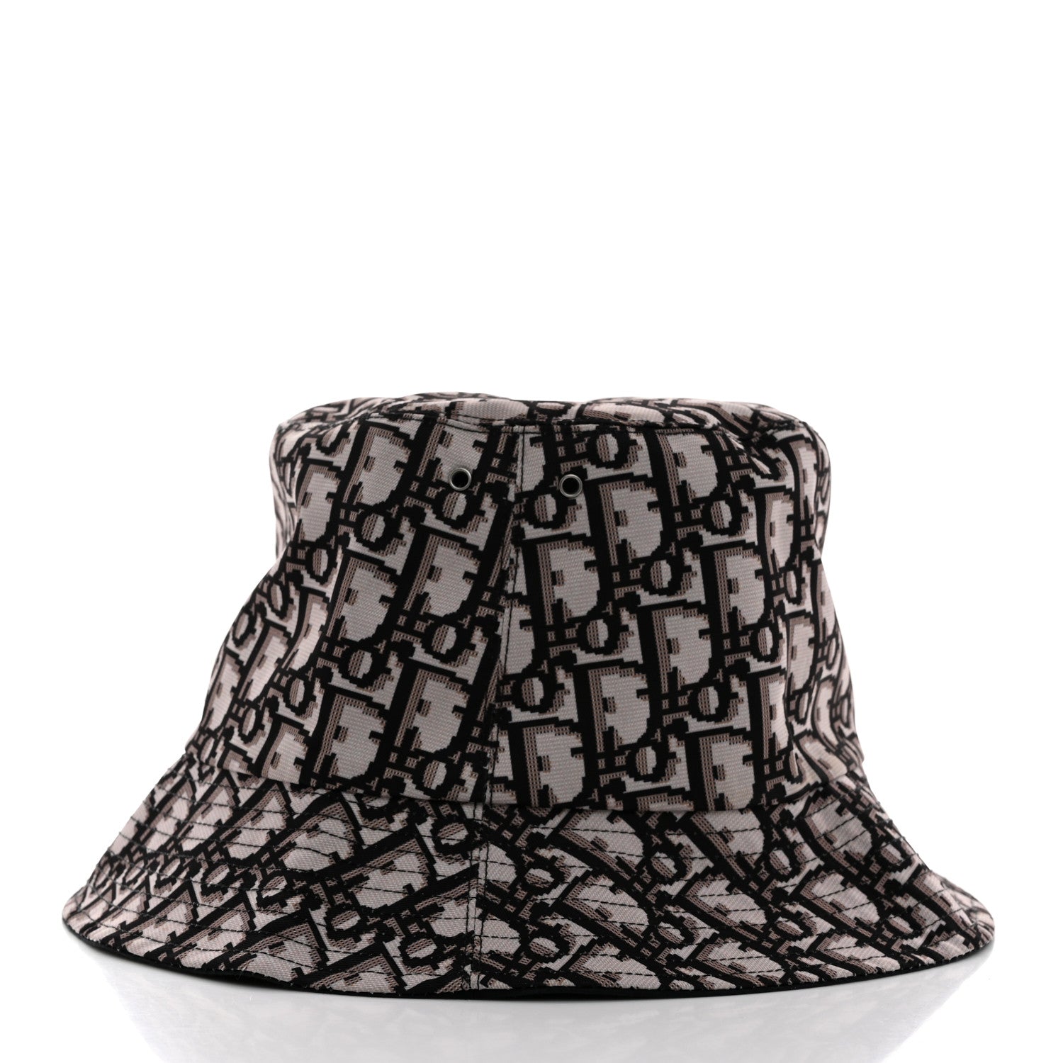Christian Dior Oblique Reversible Teddy-D Brim Bucket Hat Beige 4 of 16