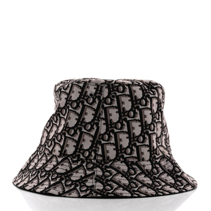 Christian Dior Oblique Reversible Teddy-D Brim Bucket Hat Beige 4 of 16