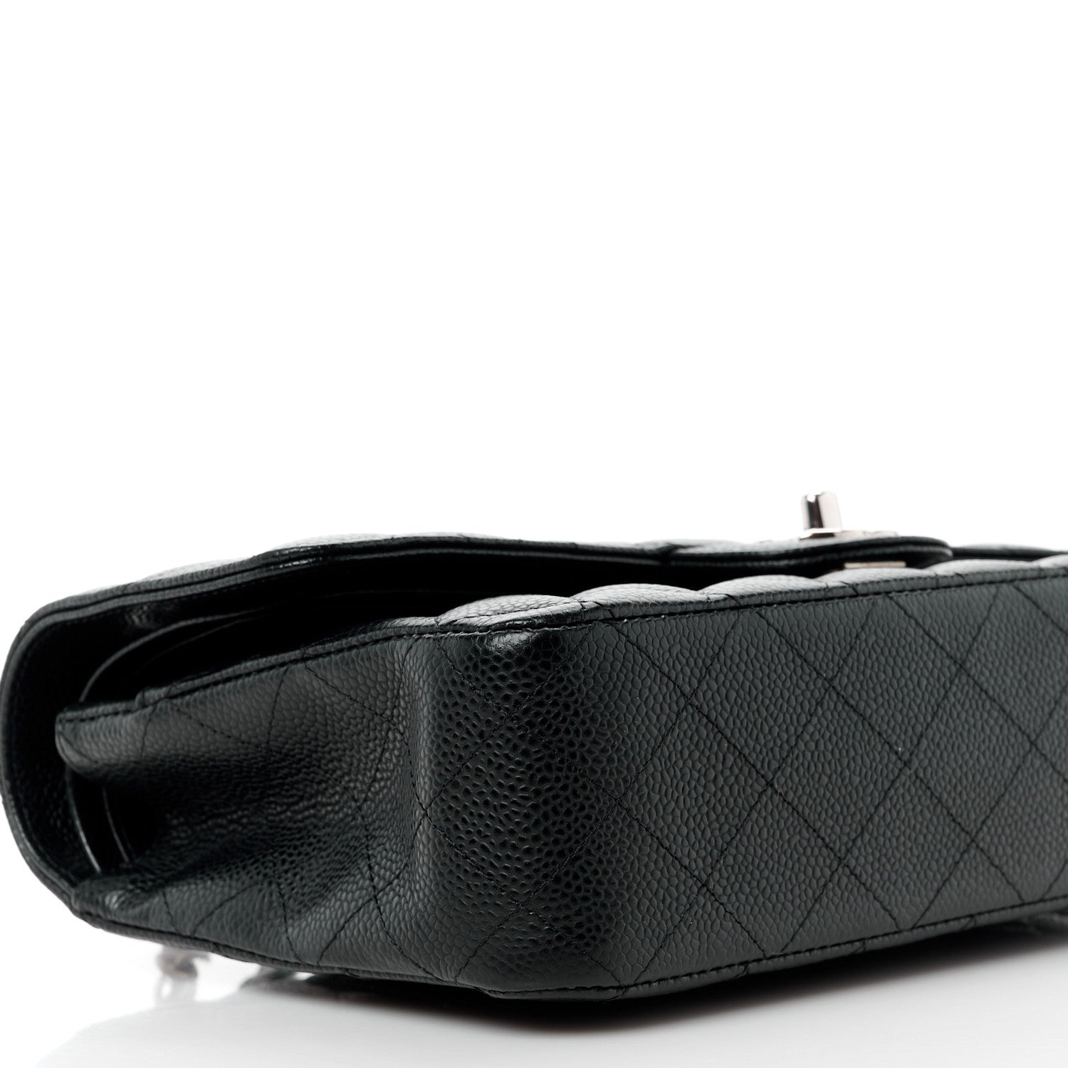 Chanel Caviar Quilted Medium Double Flap Black 10 of 14