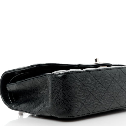 Chanel Caviar Quilted Medium Double Flap Black 10 of 14