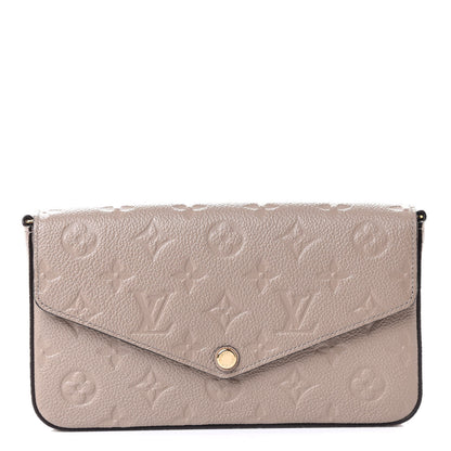 Louis Vuitton Empreinte Pochette Felicie Chain Wallet Tourterelle 1 of 4
