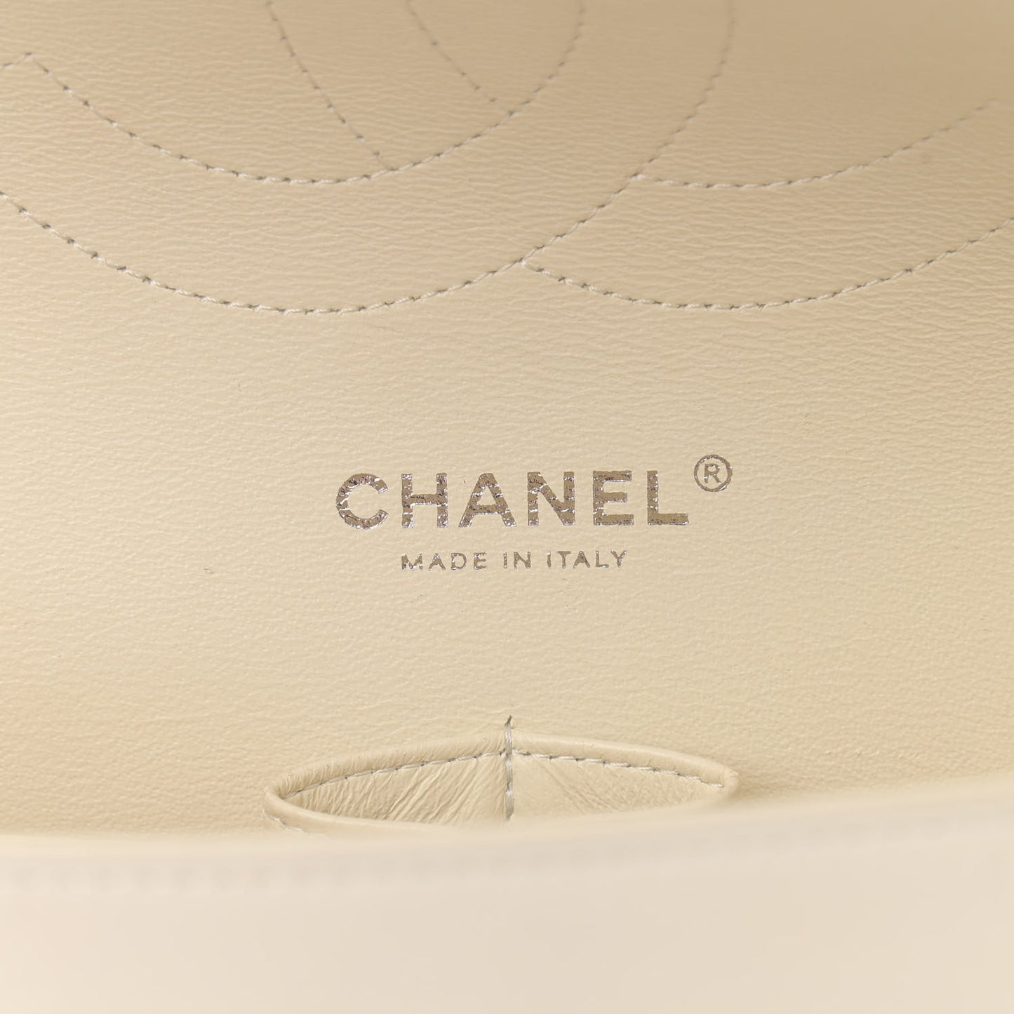 Patent Quilted Jumbo Double Flap Pearl