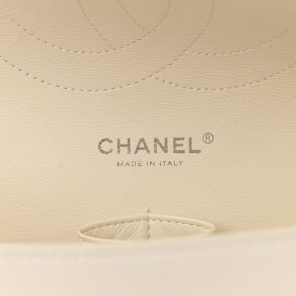 Chanel Patent Quilted Jumbo Double Flap Pearl 5 of 17