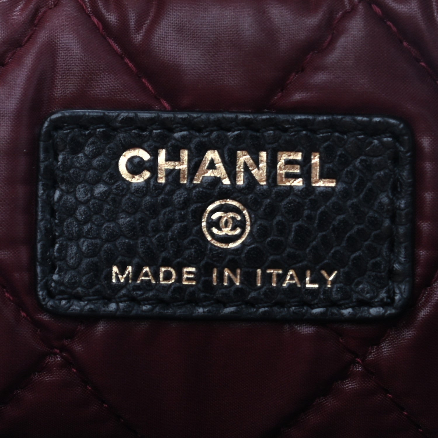 Chanel Caviar Quilted CC Beauty Clutch Black 6 of 7