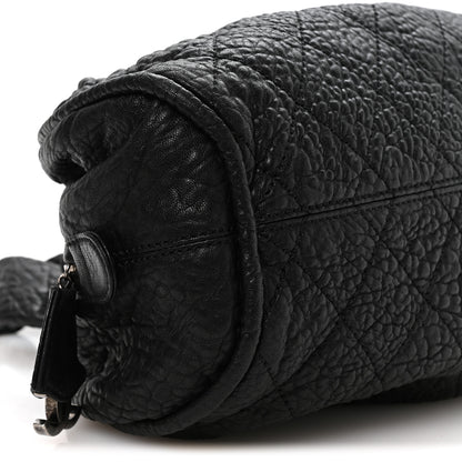 Chanel Distressed Lambskin Le Marais Bowler Black 9 of 11