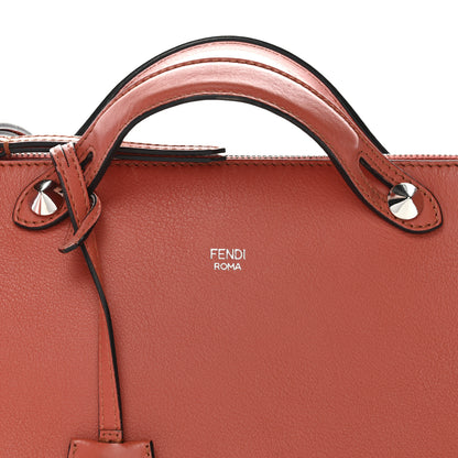 Fendi Vitello Dolce Medium By The Way Boston Bag Bloody Mary 8 of 11
