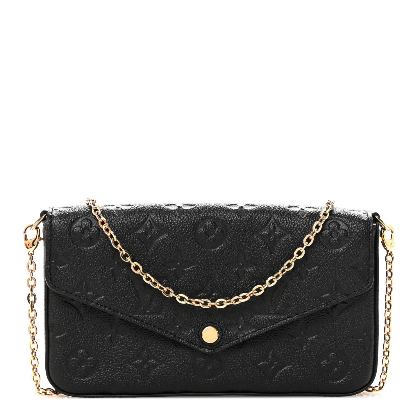 Empreinte Pochette Felicie Chain Wallet Black