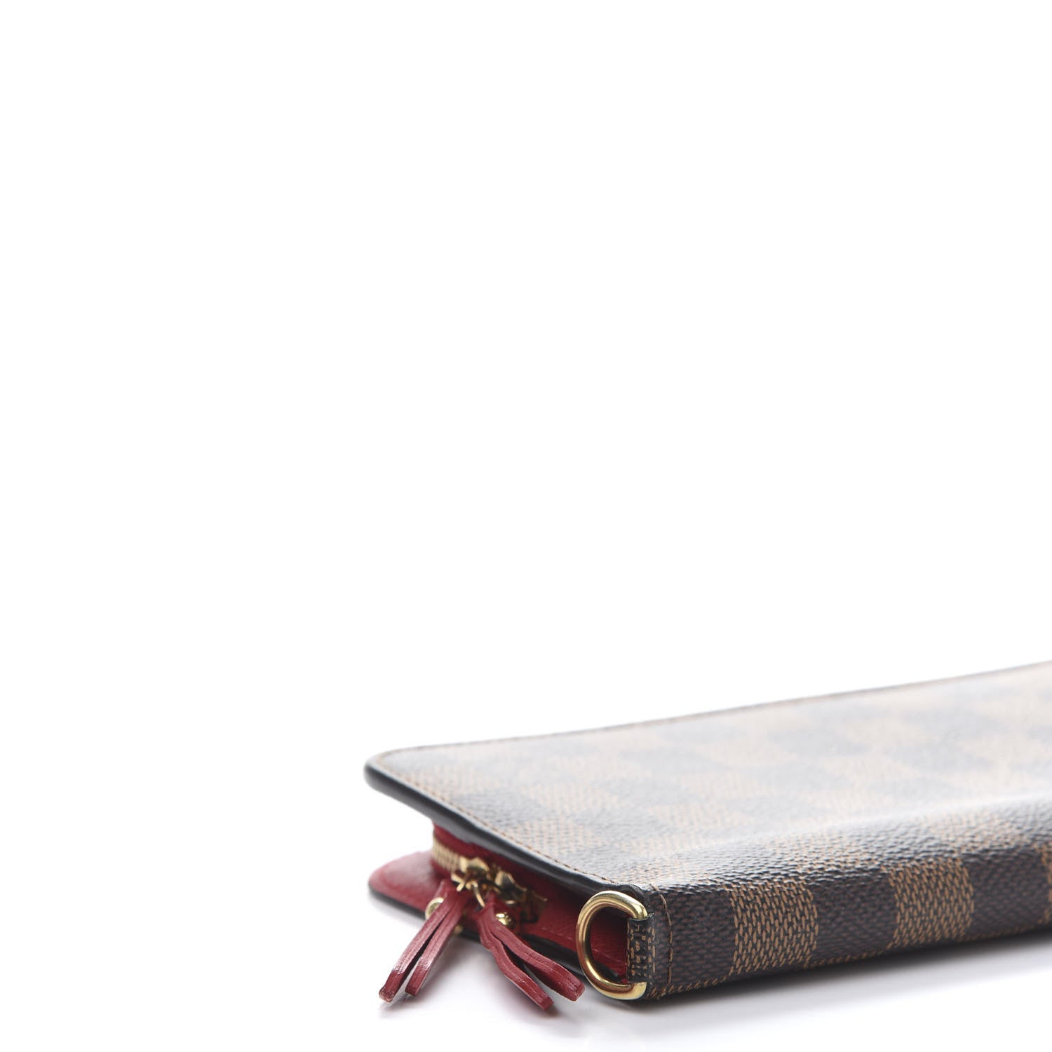 Louis Vuitton Damier Ebene Insolite Wallet Red 6 of 10