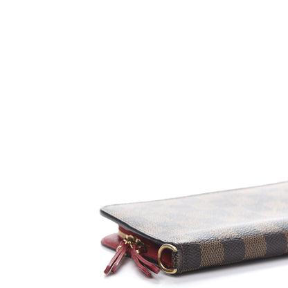 Louis Vuitton Damier Ebene Insolite Wallet Red 6 of 10