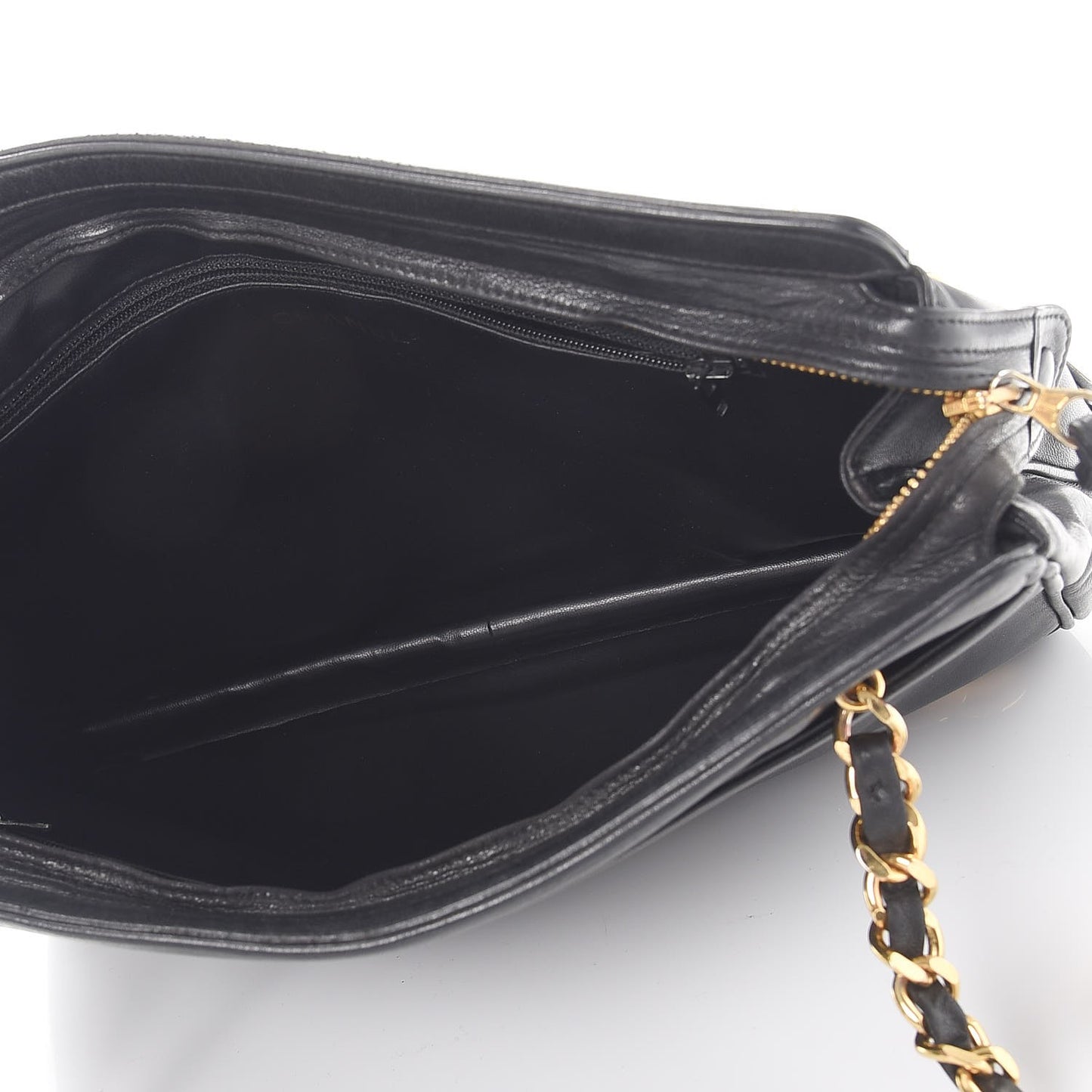 Lambskin CC Shoulder Bag Black