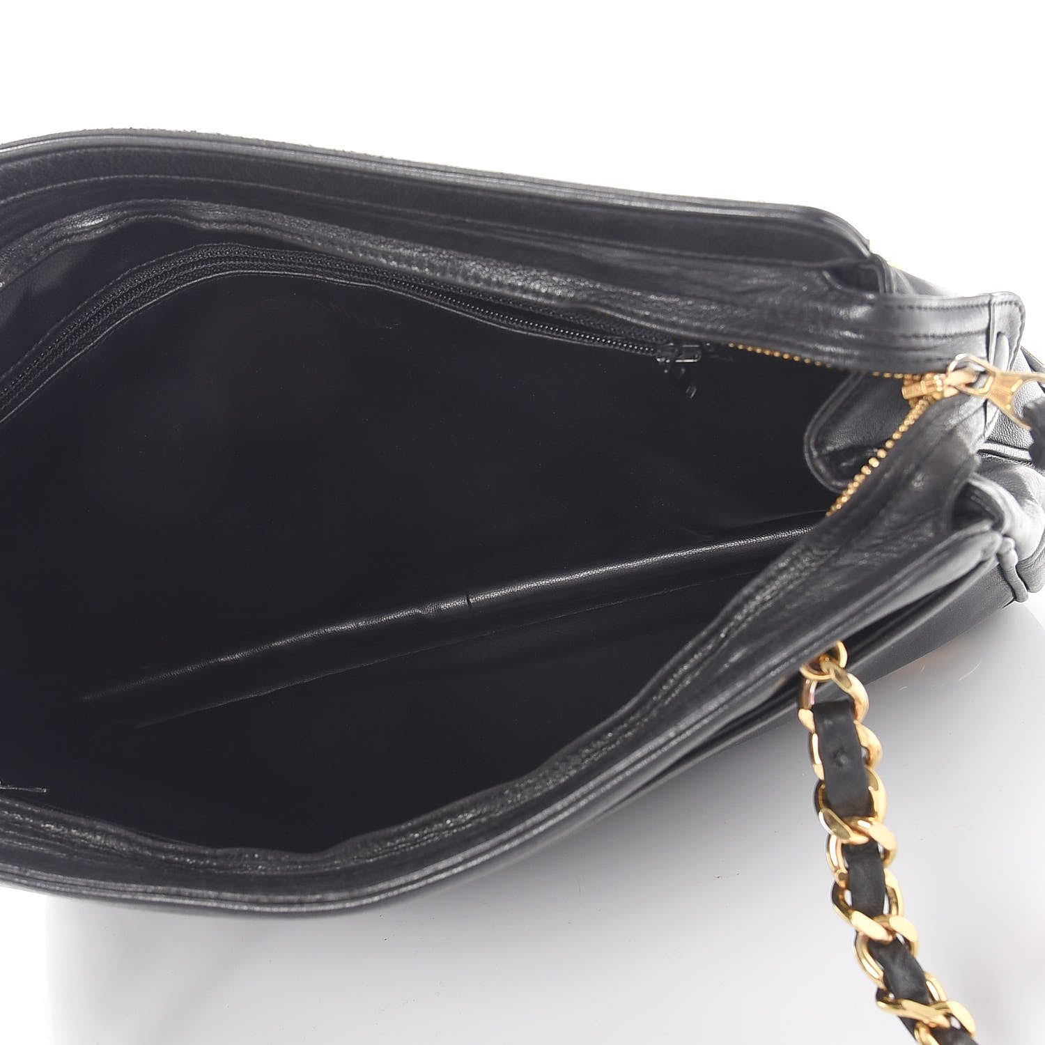 Chanel Lambskin CC Shoulder Bag Black 5 of 13