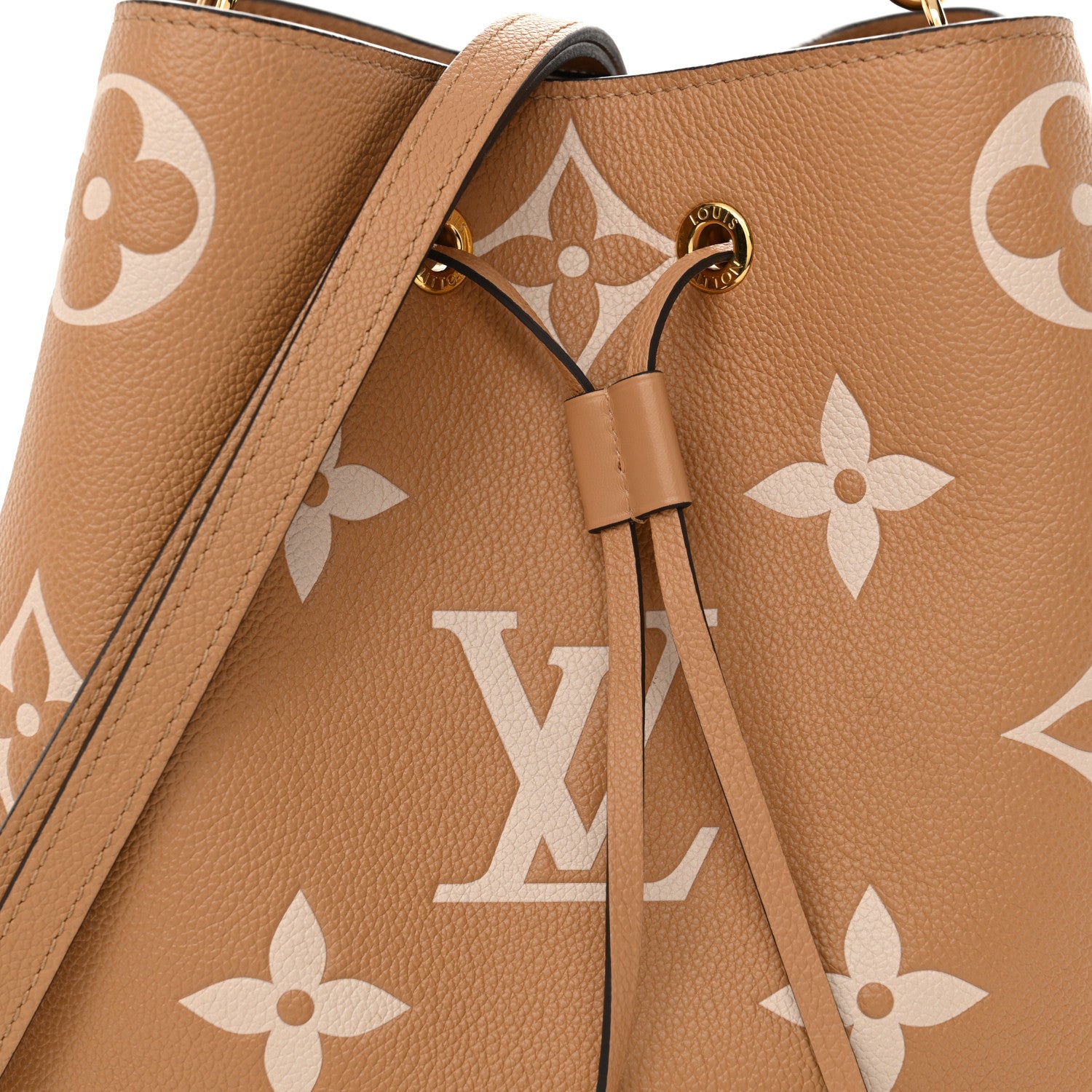Louis Vuitton Empreinte Monogram Giant Neonoe MM Arizona Beige 8 of 12
