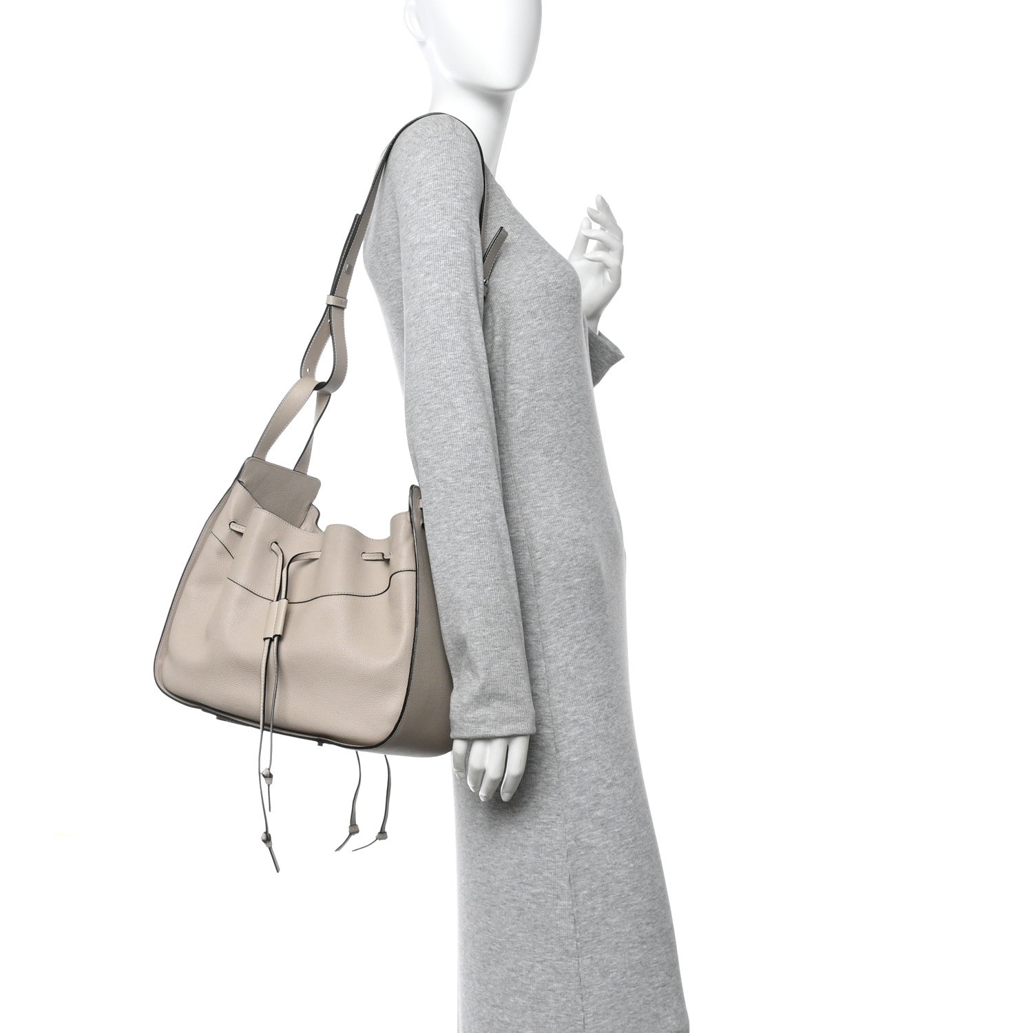 Loewe Calfskin Medium Hammock Shoulder Bag Light Oat 2 of 9