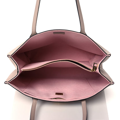 Louis Vuitton Grained Calfskin Lockme Shopper Greige 5 of 10