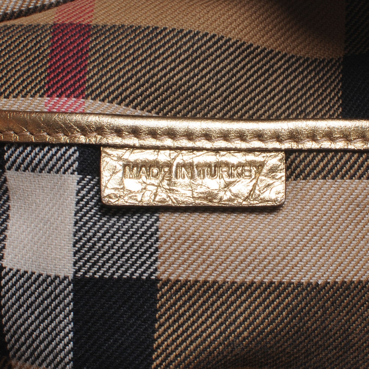 Burberry Leather Ashbury Gold 7 of 8