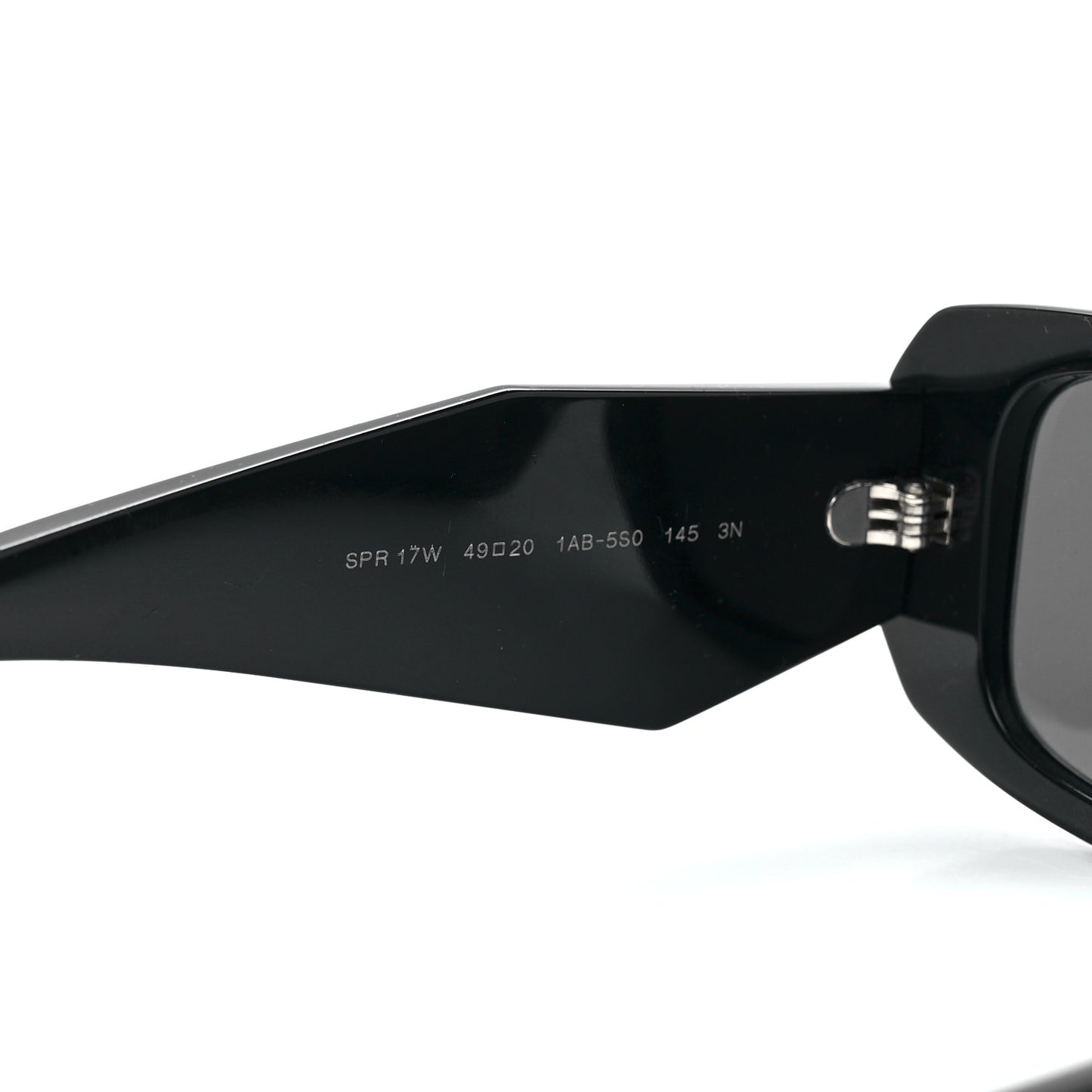 Acetate Symbole Sunglasses SPR 17W Black