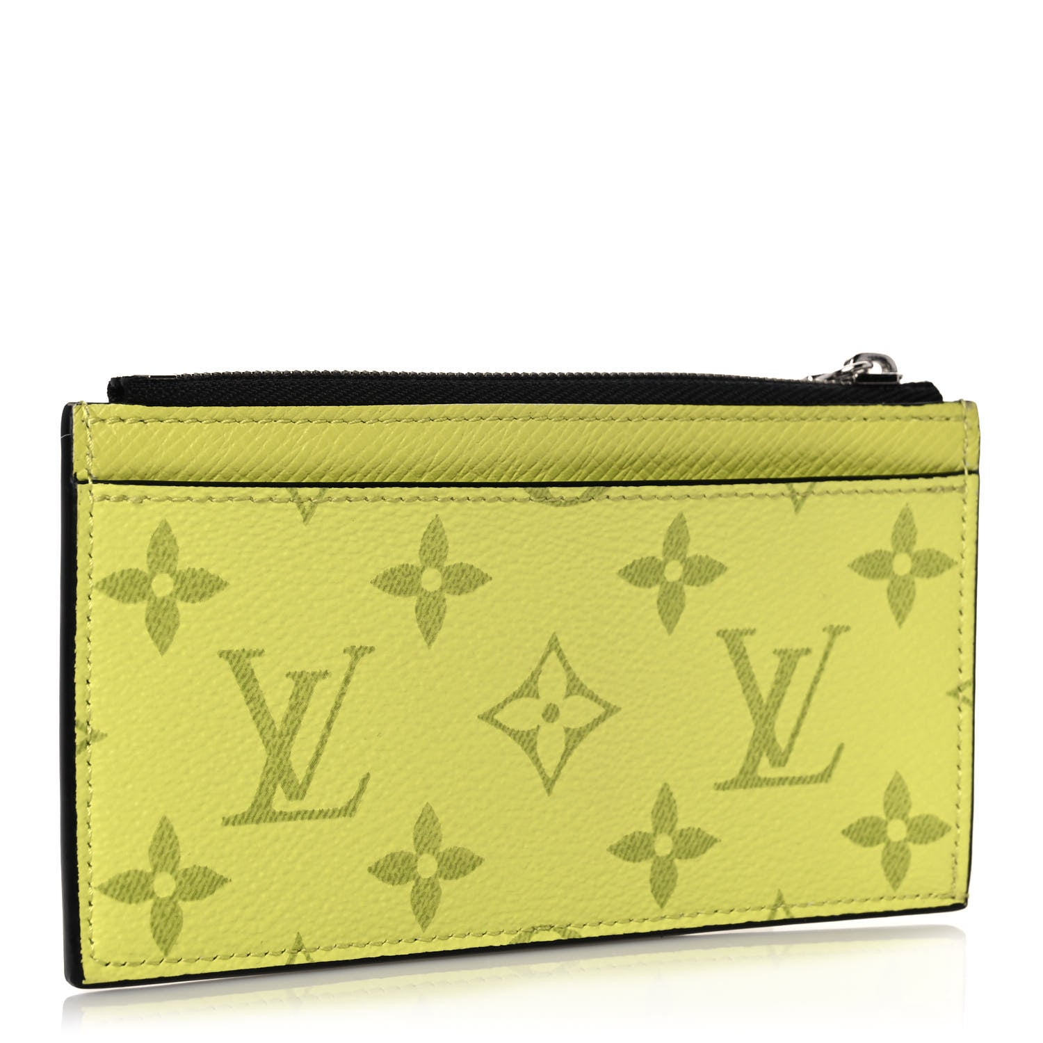 Louis Vuitton Monogram Taiga Coin Card Holder Yellow 3 of 7