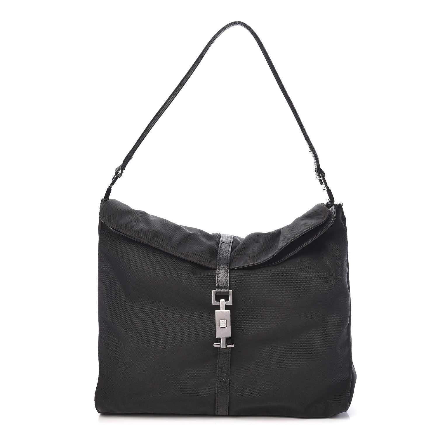Gucci Nylon Shoulder Bag Black 1 of 21