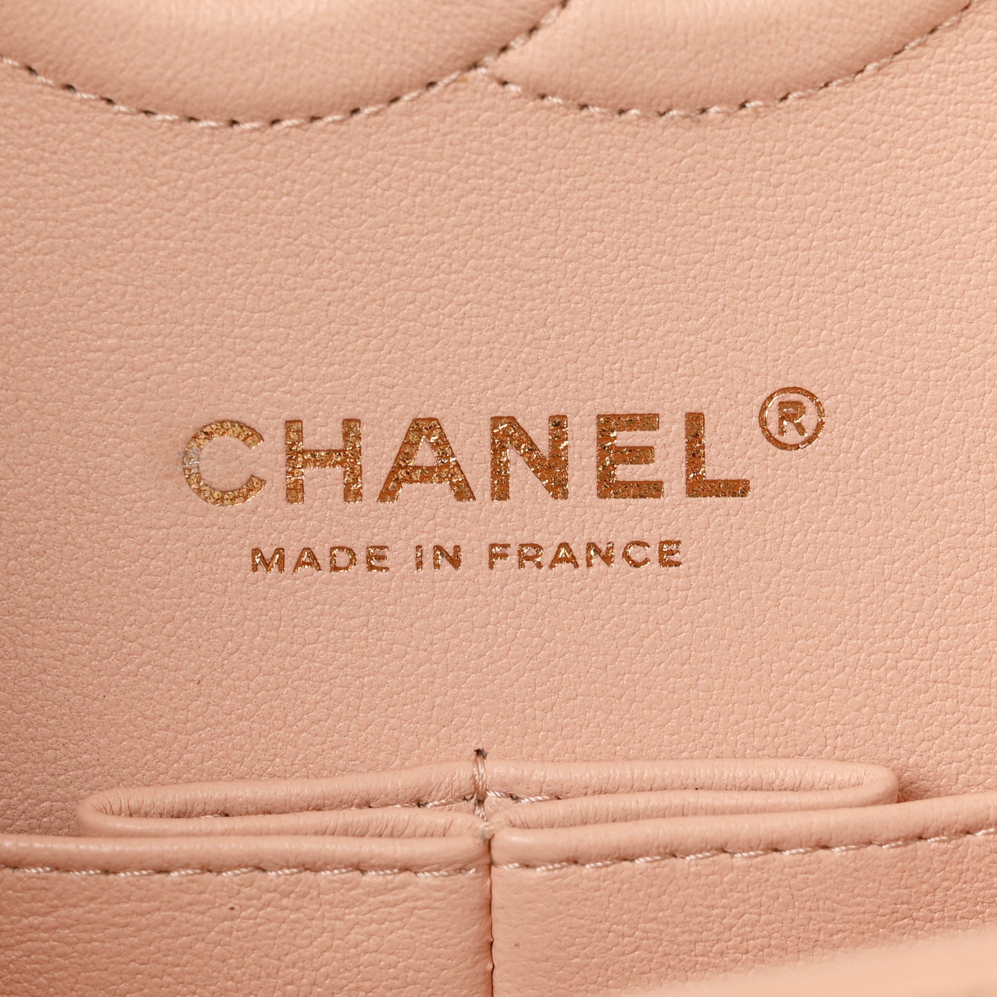 Caviar Quilted Medium Double Flap Light Pink