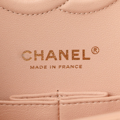 Chanel Caviar Quilted Medium Double Flap Light Pink 5 of 9