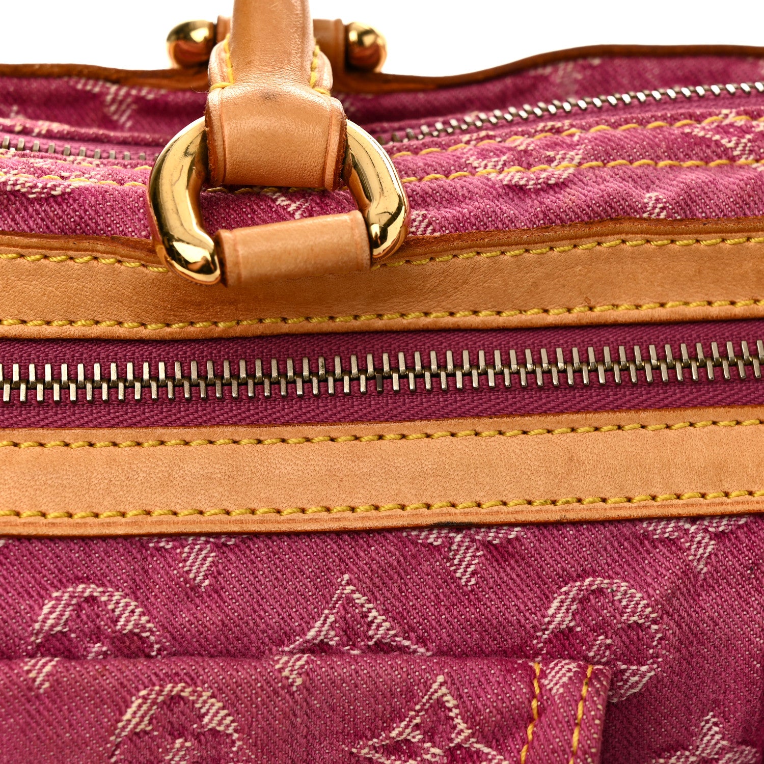 Louis Vuitton Monogram Denim Neo Speedy Fuchsia 11 of 15