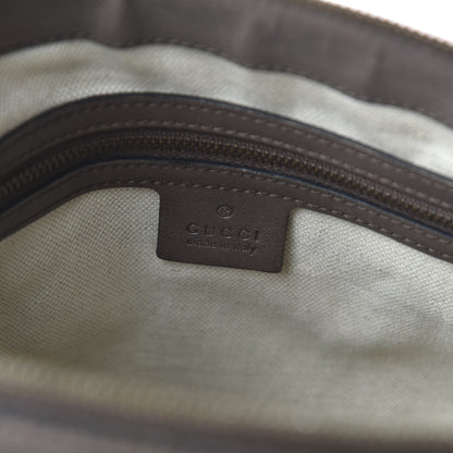 Gucci Monogram Web Rania Top Handle Bag Brown 7 of 9