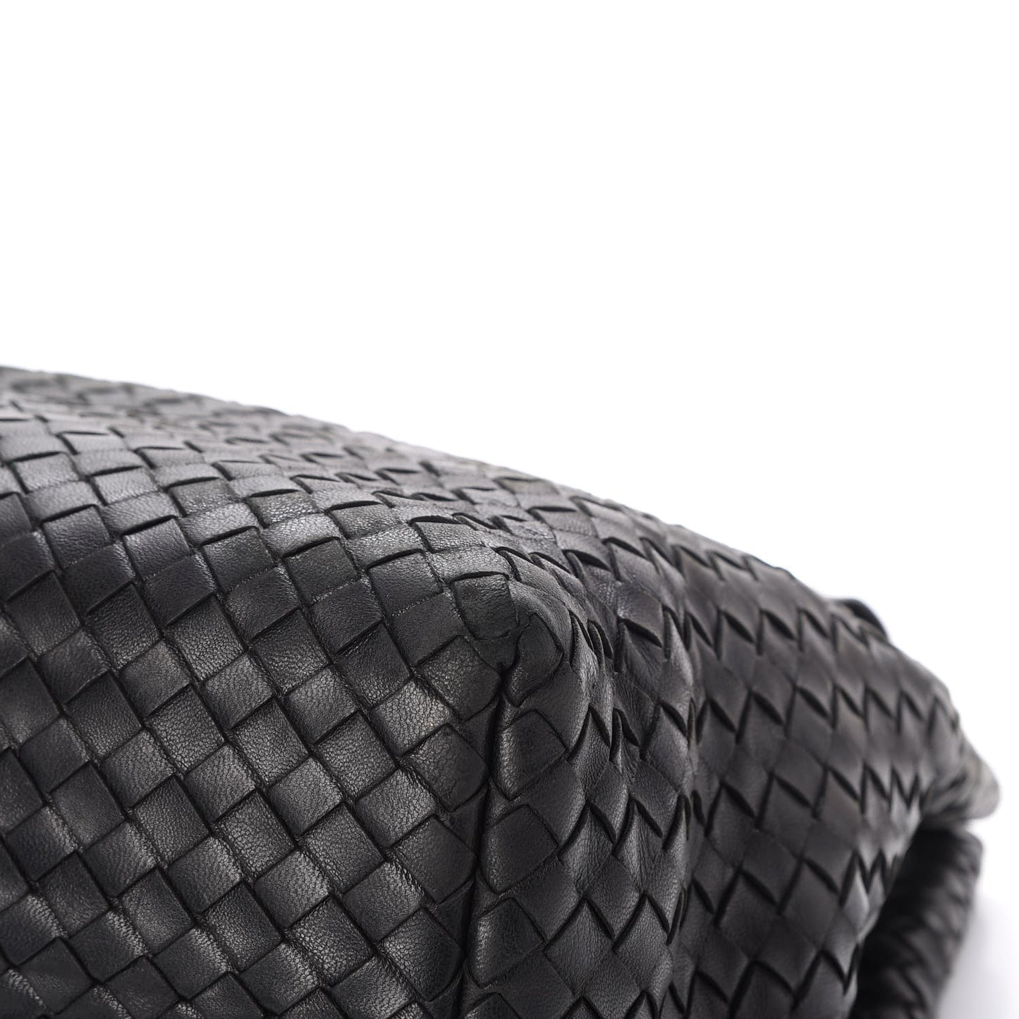Nappa Intrecciato Medium Garda Bag Black