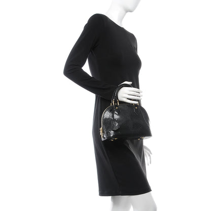 Louis Vuitton Python Alma BB Black 3 of 7