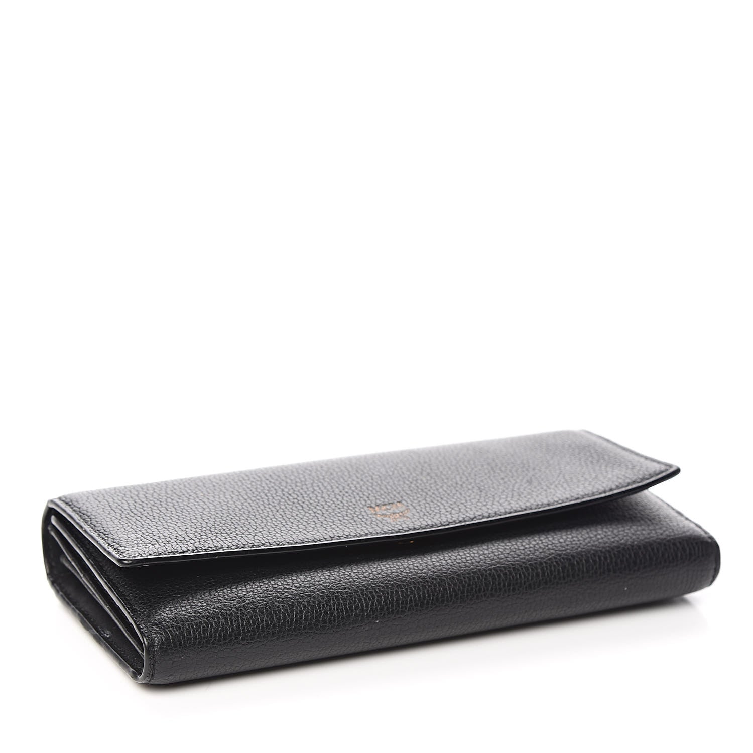 MCM Calfskin Continental Wallet Black 4 of 11