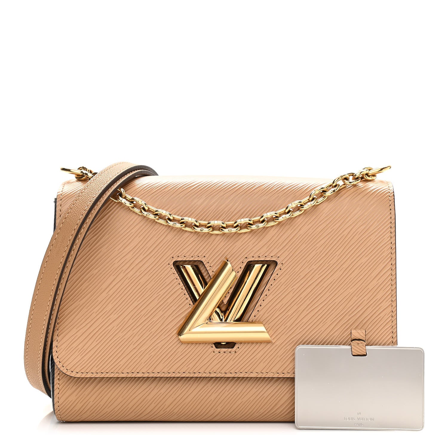 Louis Vuitton Epi Twist Shoulder Bag MM Camel 1 of 10
