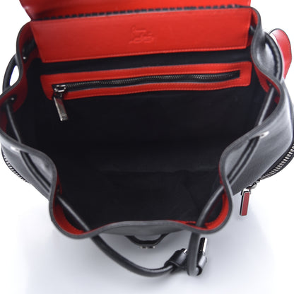 Christian Louboutin Calfskin Spiked Explorafunk Backpack Black 5 of 16
