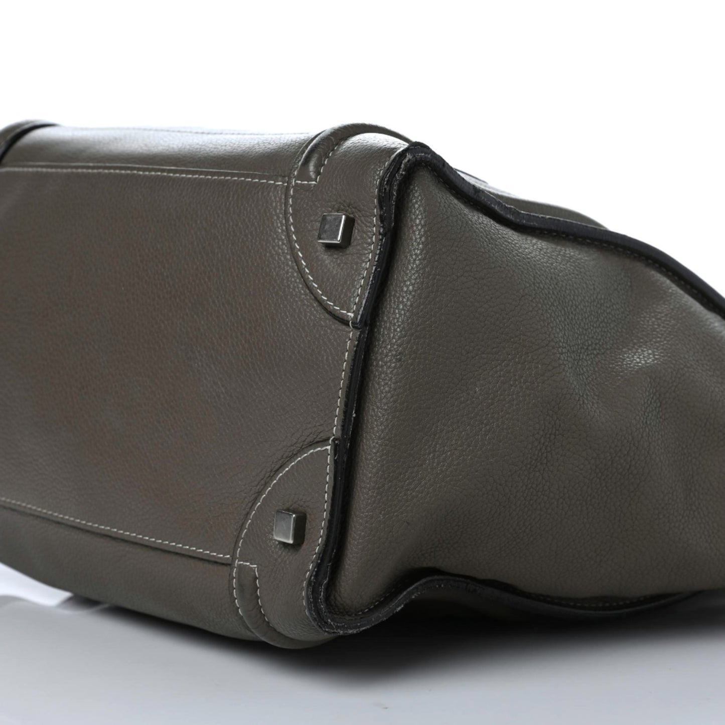 Pebbled Calfskin Mini Luggage Souris