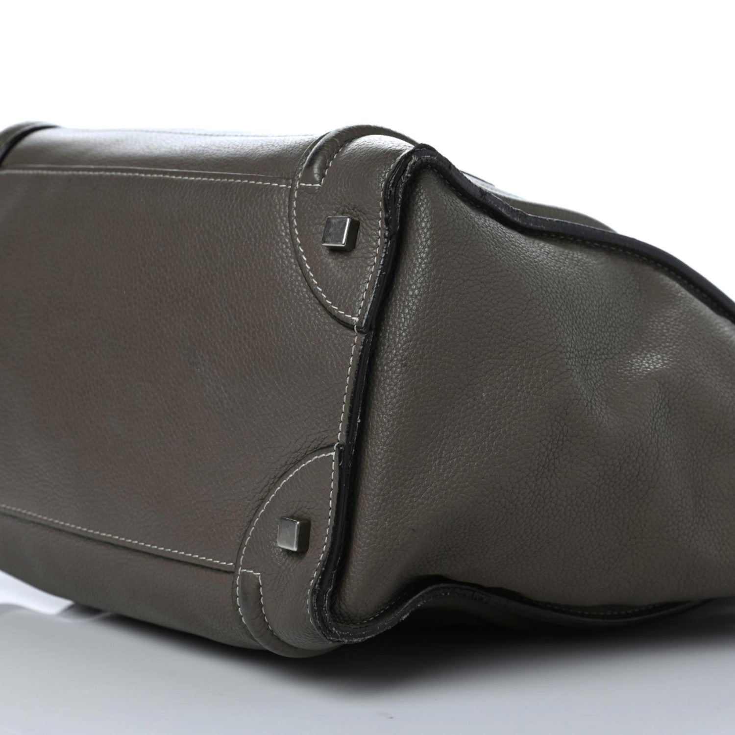 Celine Pebbled Calfskin Mini Luggage Souris 5 of 12