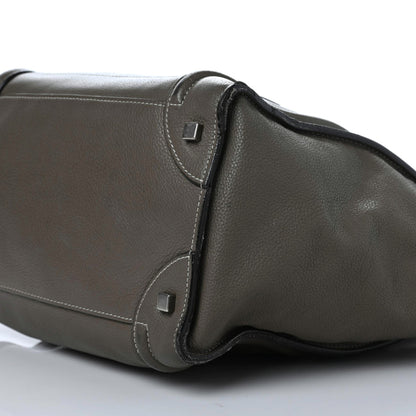 Celine Pebbled Calfskin Mini Luggage Souris 5 of 12