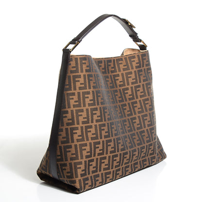 Fendi Zucca Large Hobo Tobacco 3 of 11
