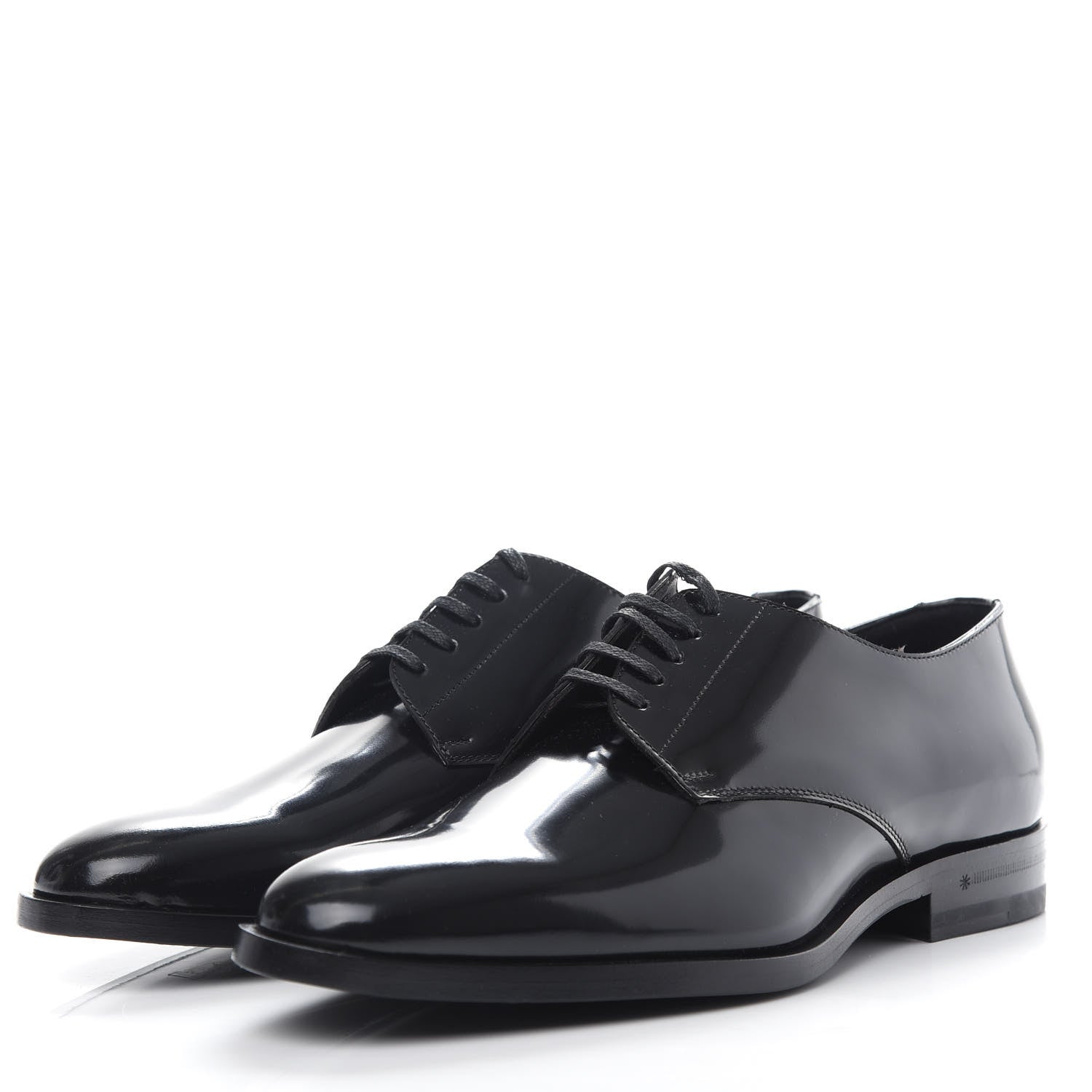 Saint Laurent Patent Calfskin Montaigne 25 Uniform 39 Black 3 of 10