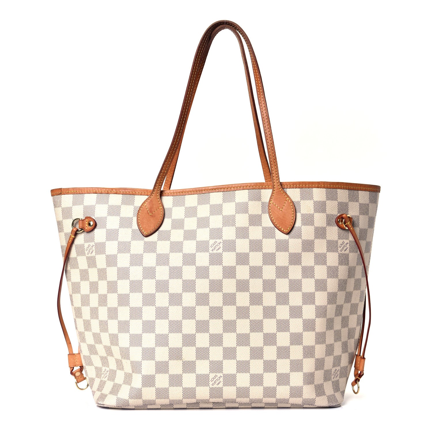 Louis Vuitton Damier Azur Neo Neverfull MM Rose Ballerine 1 of 4
