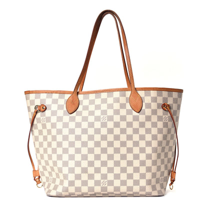 Louis Vuitton Damier Azur Neo Neverfull MM Rose Ballerine 1 of 4