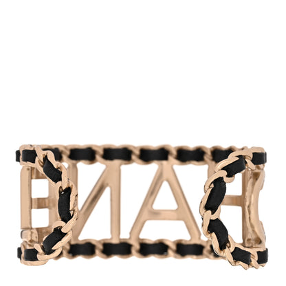 Chanel Lambskin Chain Vintage Allure Bracelet Gold 3 of 5