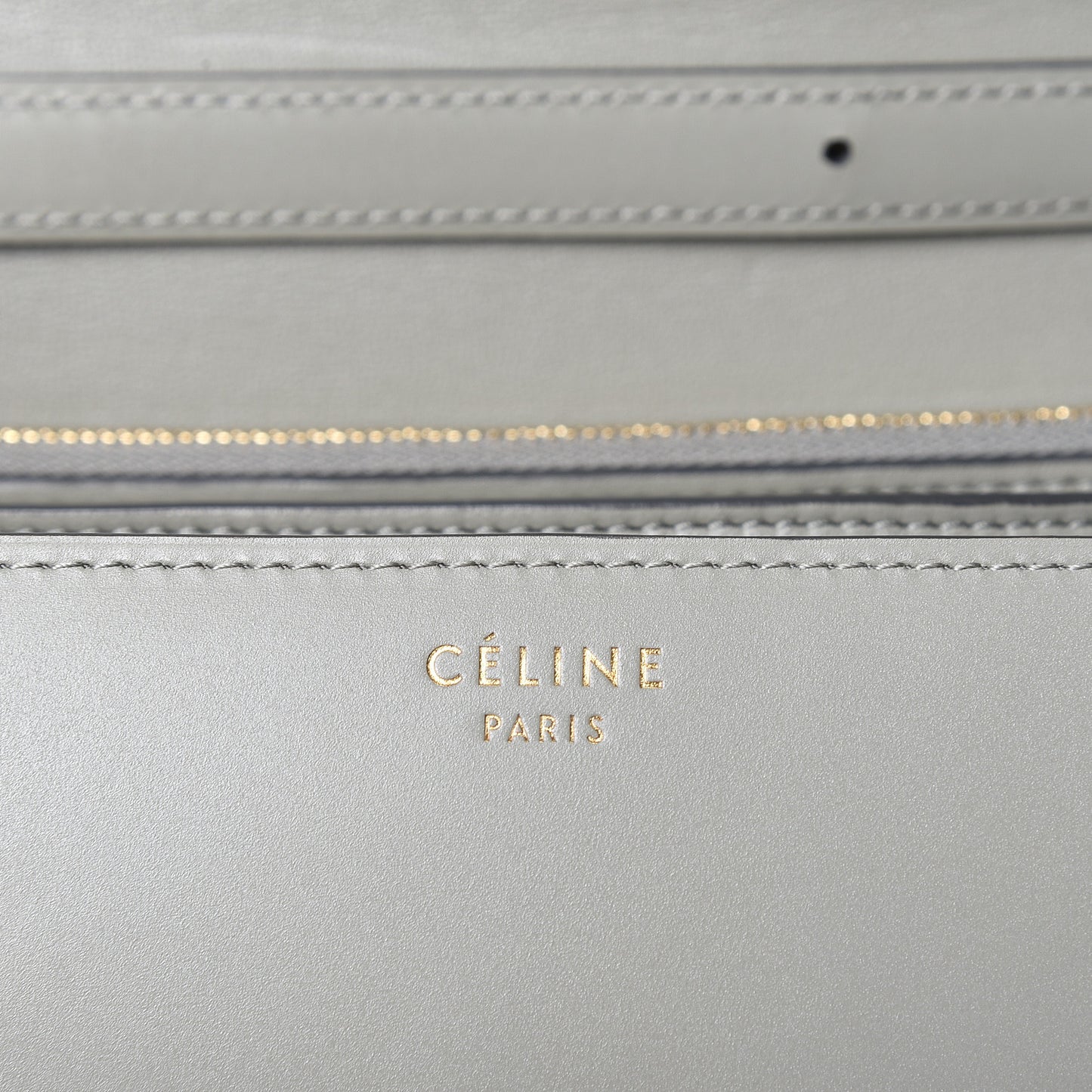 Box Calfskin Medium Classic Box Flap Bag Zinc