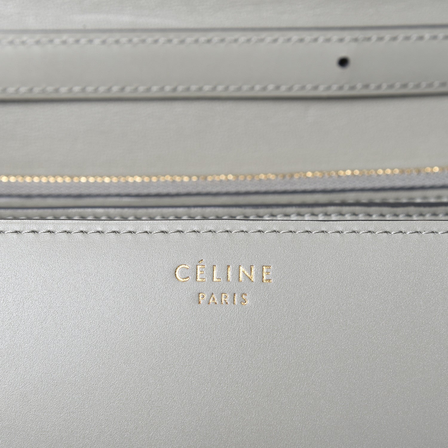 Celine Box Calfskin Medium Classic Box Flap Bag Zinc 5 of 8