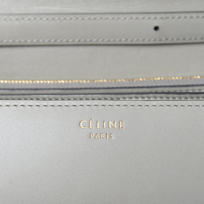 Celine Box Calfskin Medium Classic Box Flap Bag Zinc 5 of 8