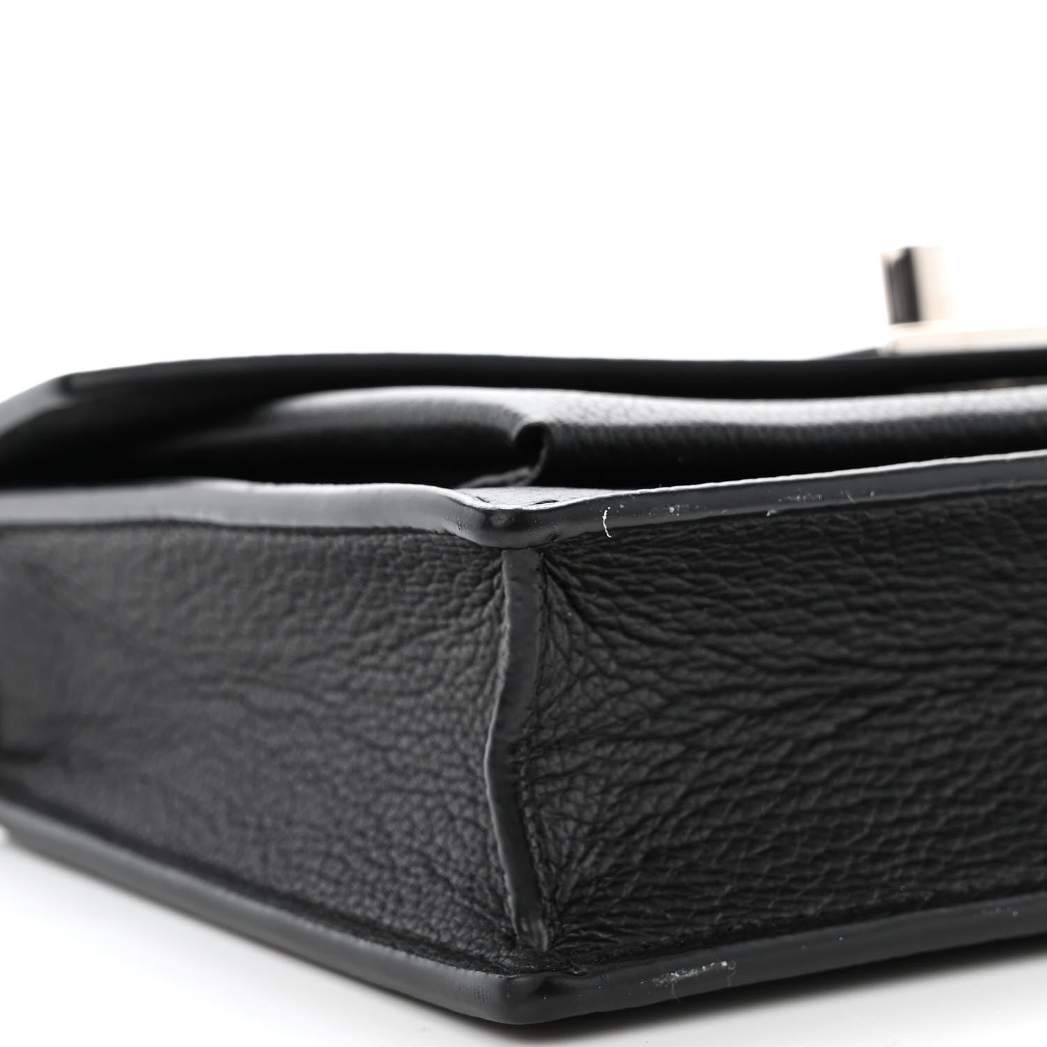 Louis Vuitton Soft Calfskin My Lockme Chain Pochette Black 11 of 13