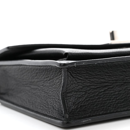 Louis Vuitton Soft Calfskin My Lockme Chain Pochette Black 11 of 13