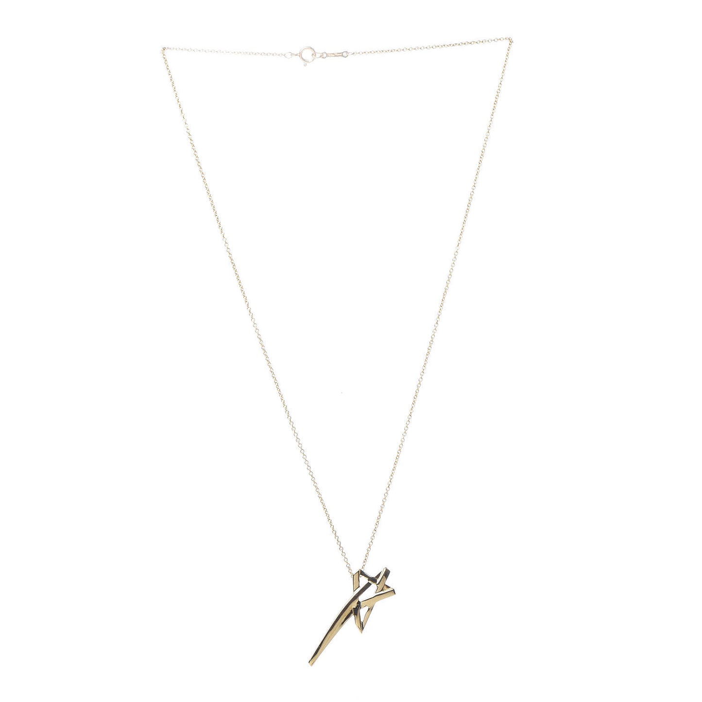 18K Yellow Gold Paloma Picasso Shooting Star Pendant Necklace