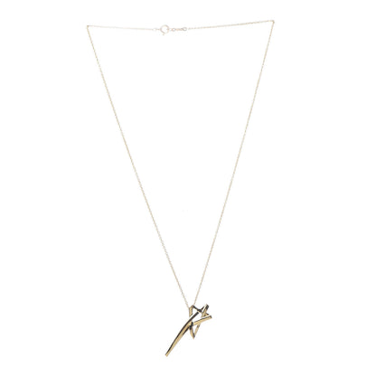 Tiffany 18K Yellow Gold Paloma Picasso Shooting Star Pendant Necklace 3 of 7