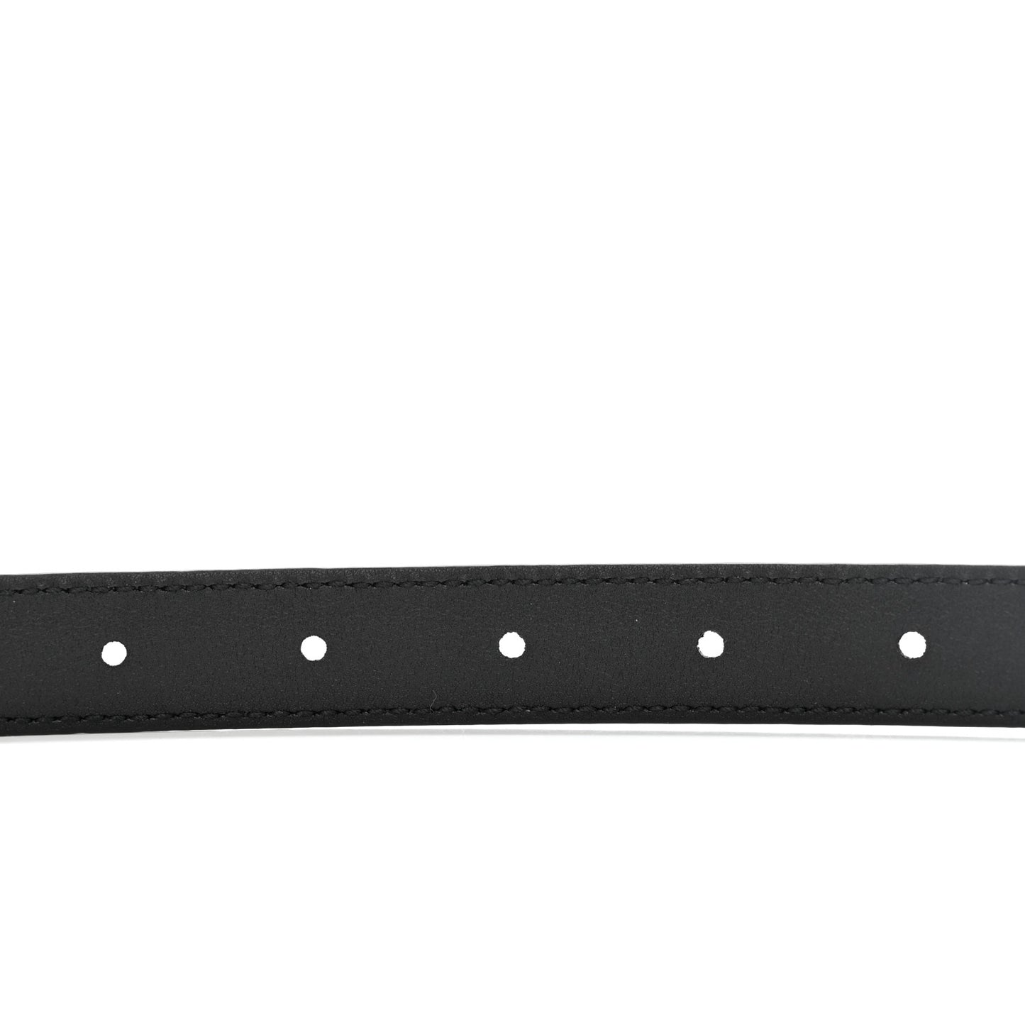 Azalea Calfskin Enamel Monochrome Double G 20mm Belt 85 34 Black